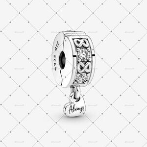 Pandora Family Always Pavé Clip Charm|Pendant